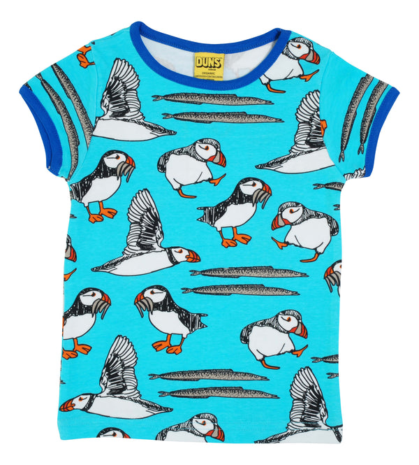 Short Sleeve Top - Puffin - Blue Atoll