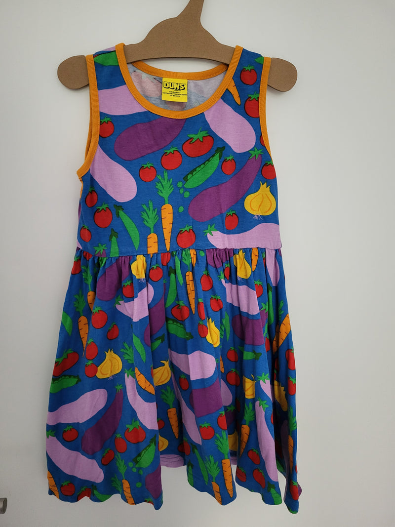 Duns - Twirly dress - Cultivate blue. Size 110