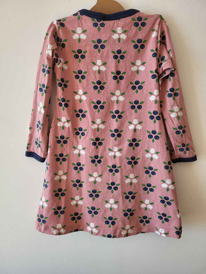 Maxomorra - Dress Blueberry Blossom - size 98/104