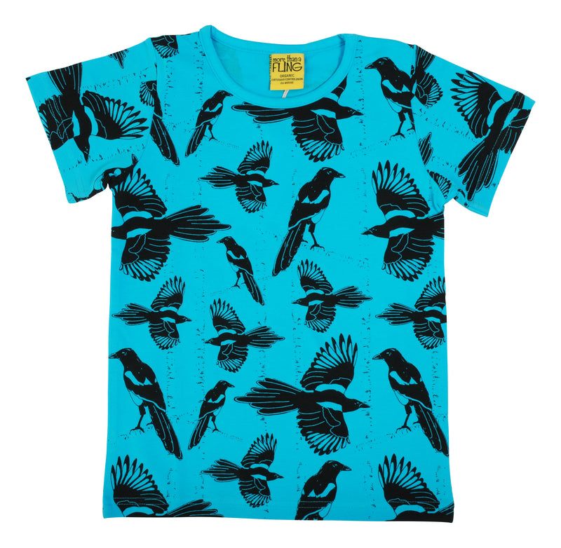 Short Sleeve Top - Pica Pica - Blue Atoll