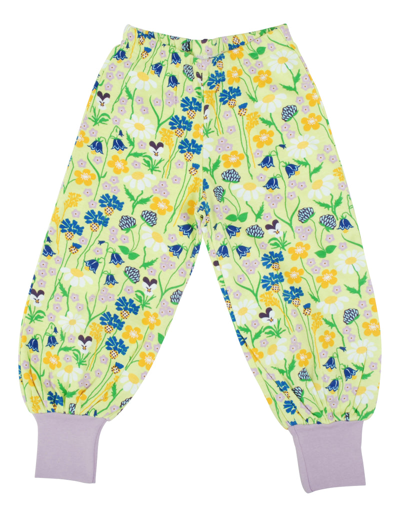 Baggy Pants - Midsummer Flowers - Sharp Green