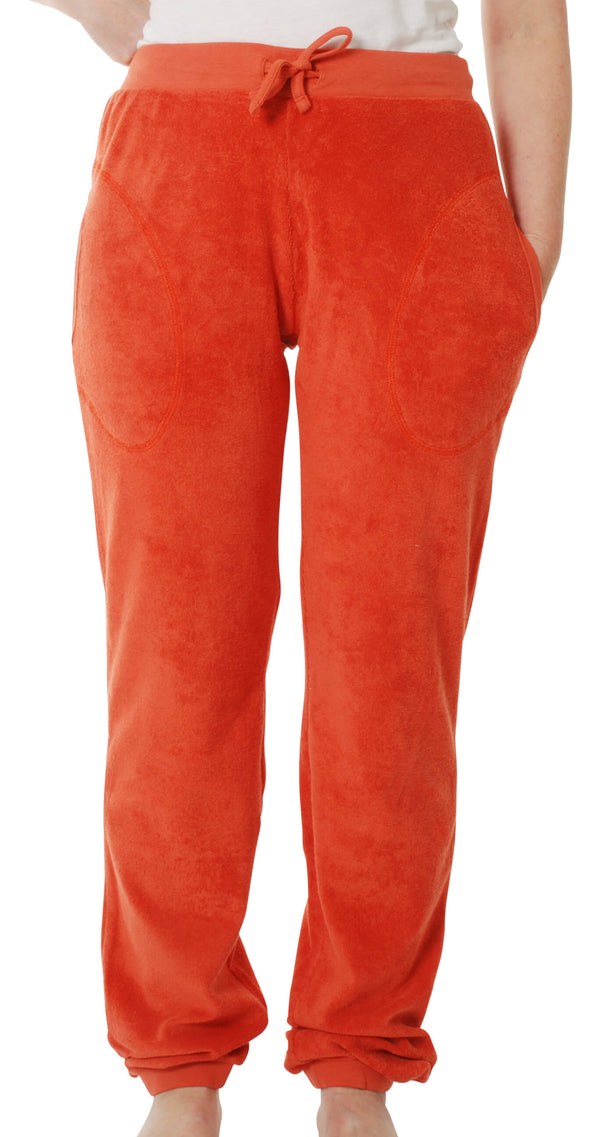 Adult Terry Trousers - Orange Rust