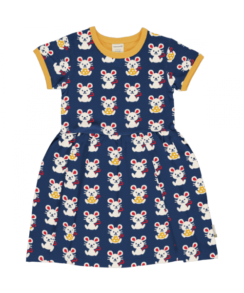 Short Sleeve Spin Dress - Mouse