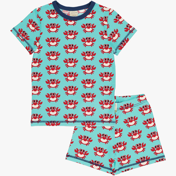 Short Sleeve Pyjama set - Crab