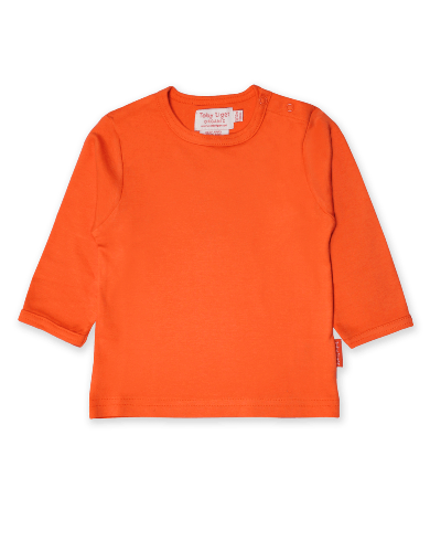 Orange Basic LS T-Shirt