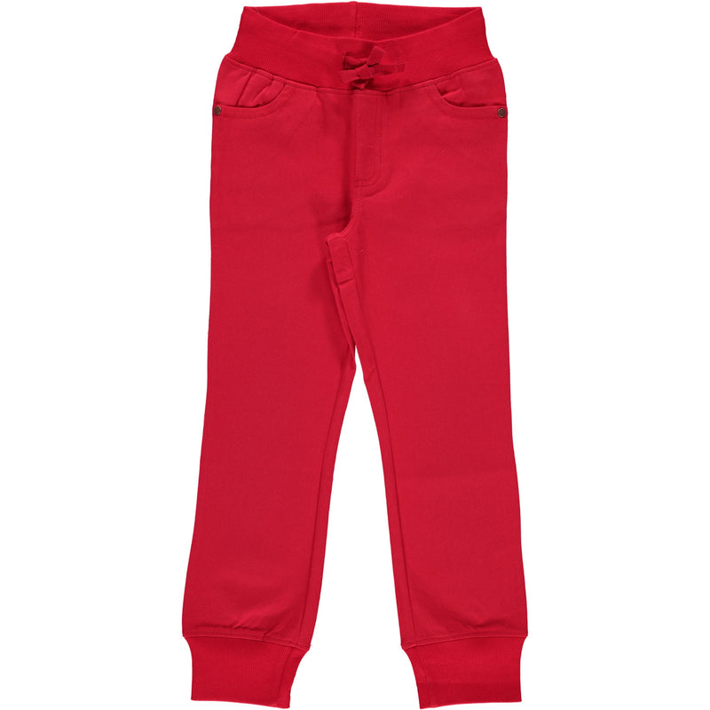 Rib Twill Pants - Red