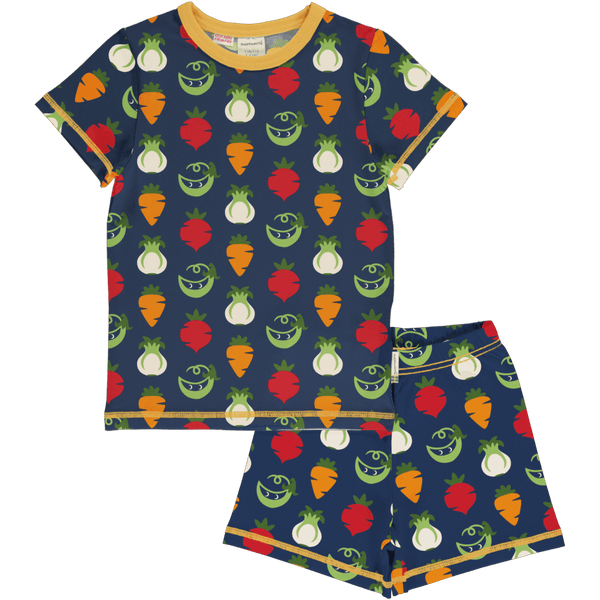 Short Sleeve Pyjama set - Vegetables