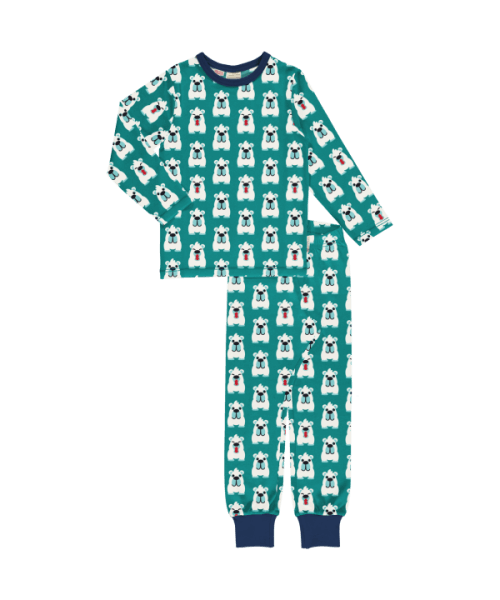 Long Sleeve Pyjama Set - Artic Bear