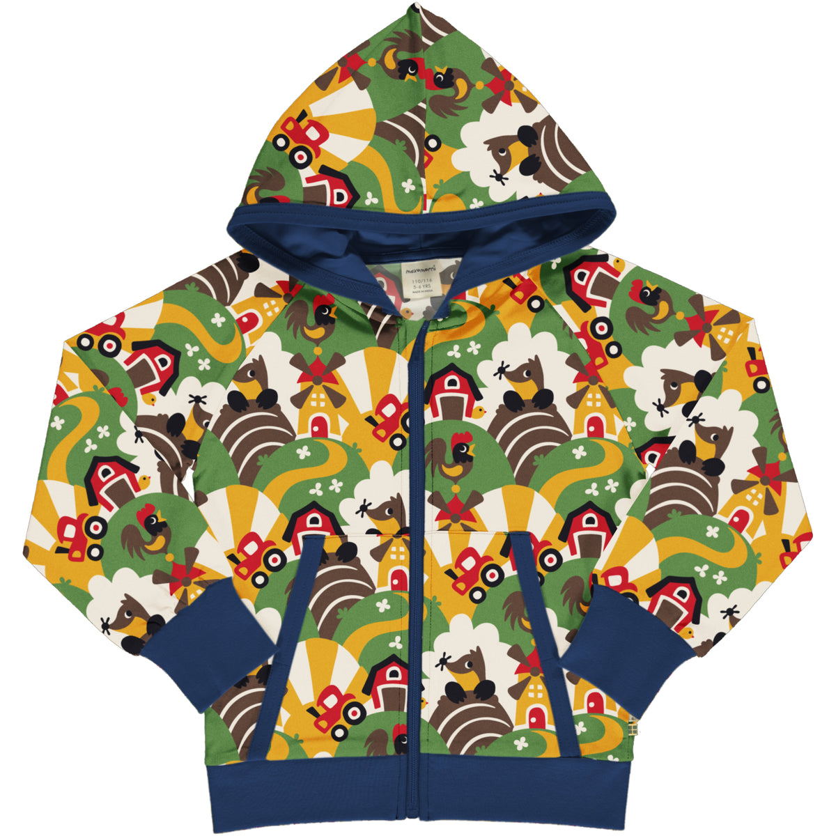 Cardigan Hood Sweat - Farm
