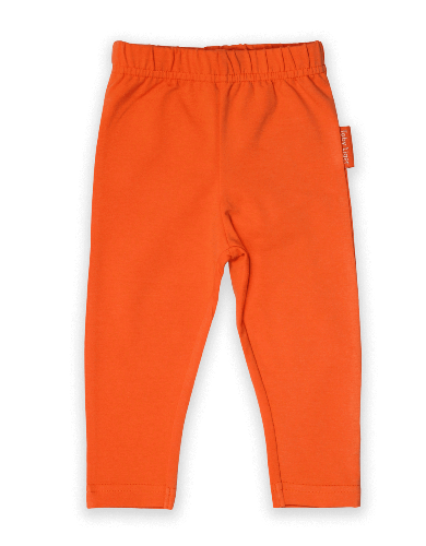 Orange Basic Leggings