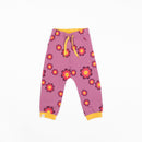 Lucca Baby Pants - Bordeaux Flower Power Love