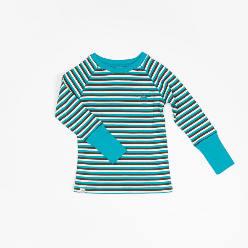 Our Favourite Rib Blouse - Algiers Blue Stripes